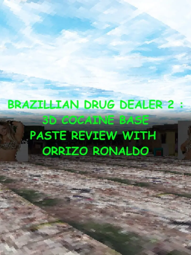 Aviãozinho do tráfico 2: 3D resenha de pasta base de cocaína com Sorrizo Ronaldo